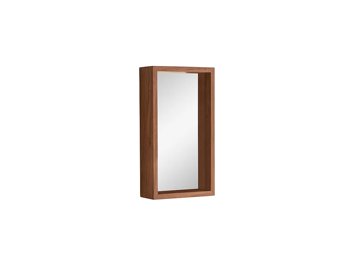 Stelle - Solid walnut mirror 55x30 cm