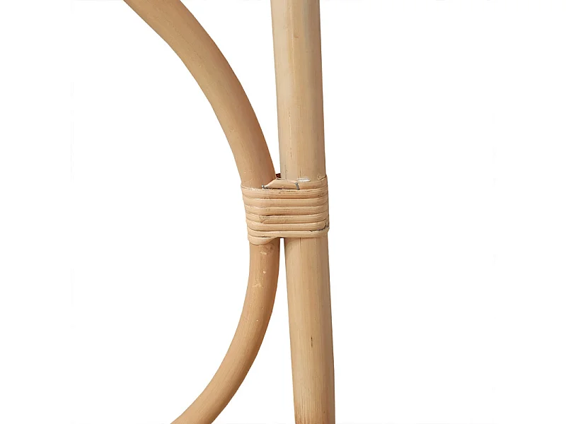 Portant échelle serviettes et plaids en rotin naturel 170 cm - HAZEL