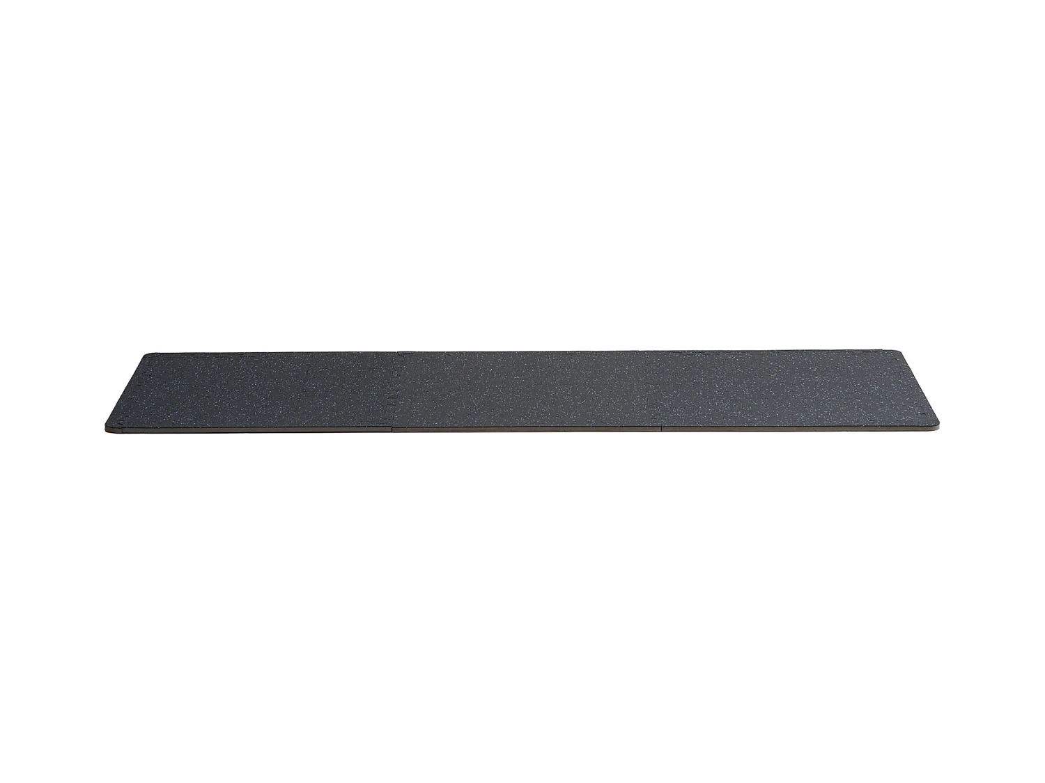 Tapis de Sol à Emboîtement, SucceBuy Tapis de Sol de Salle de Sport de 1.4 cm d'Épaisseur, 25 Carreaux, Dessus en Caoutchouc, Noir et Bleu