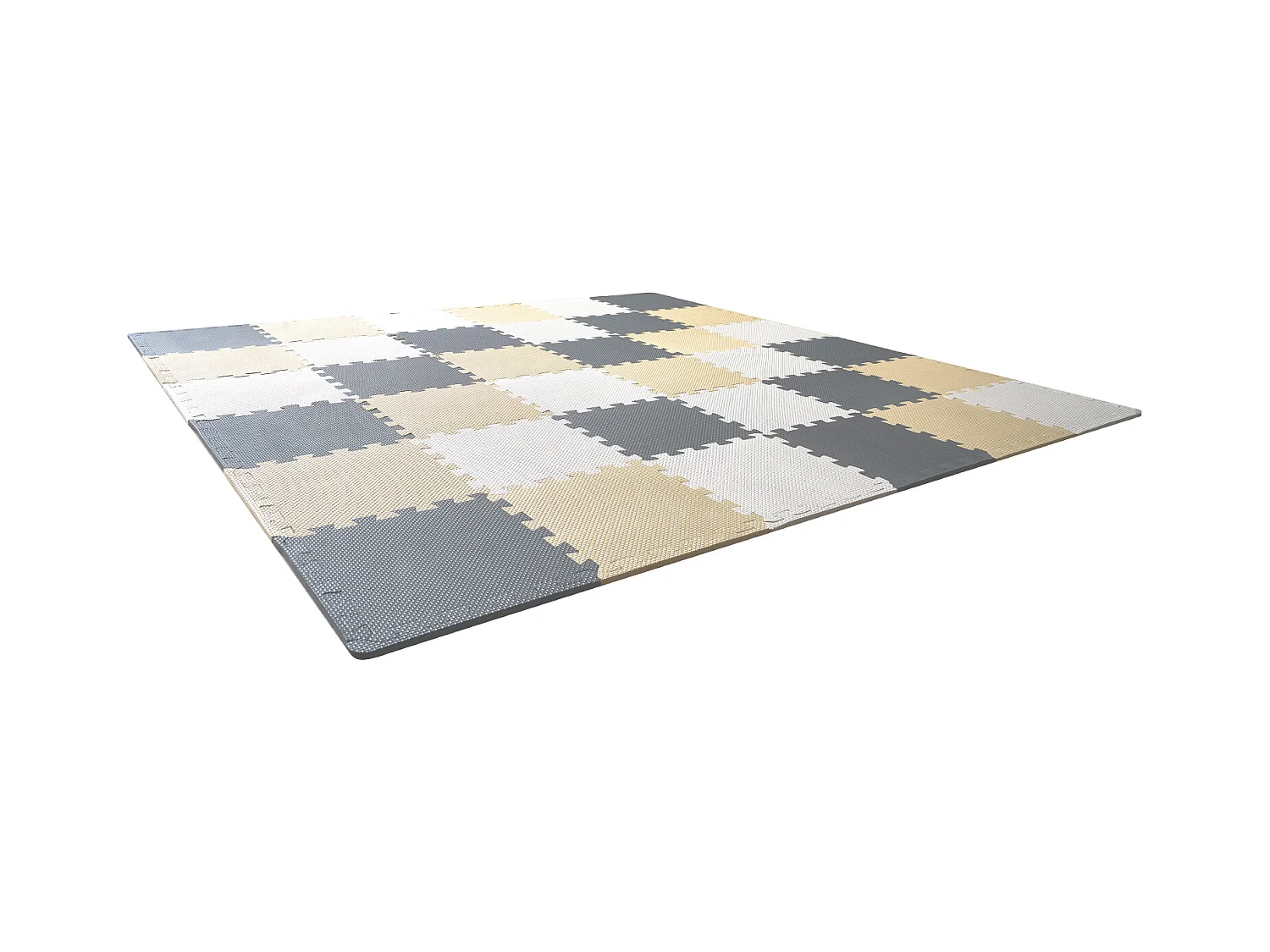 Tapis de Sol à Emboîtement, SucceBuy Tapis de Jeu Puzzle en Mousse pour Enfants, 1 cm, 36 Pièces de Tuiles Souples EVA Emboîtables