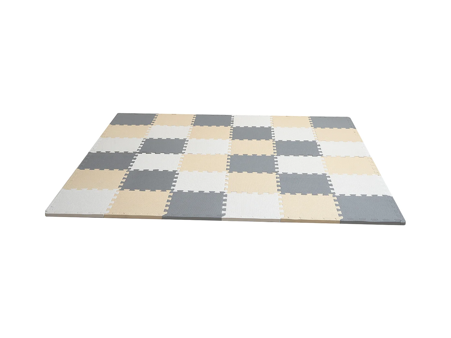 Tapis de Sol à Emboîtement, SucceBuy Tapis de Jeu Puzzle en Mousse pour Enfants, 1 cm, 36 Pièces de Tuiles Souples EVA Emboîtables
