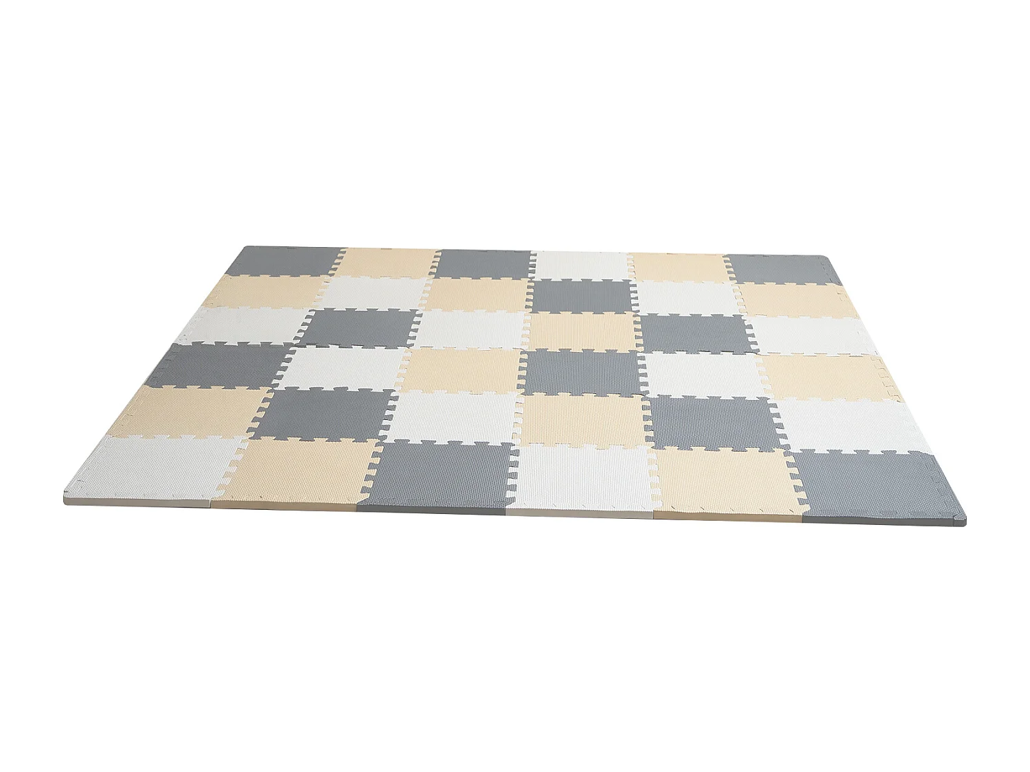 Tapis de Sol à Emboîtement, SucceBuy Tapis de Jeu Puzzle en Mousse pour Enfants, 1 cm, 36 Pièces de Tuiles Souples EVA Emboîtables