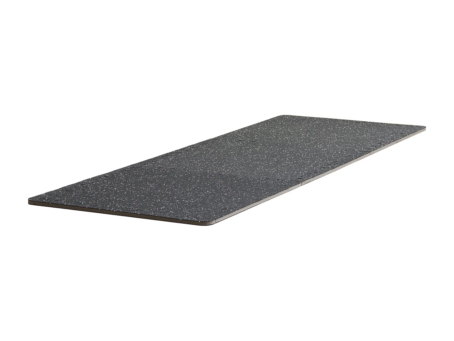 Tapis de Sol à Emboîtement, SucceBuy Tapis de Sol de Salle de Sport de 1.4 cm d'Épaisseur, 6 Carreaux en Mousse EVA, Noir et Blanc