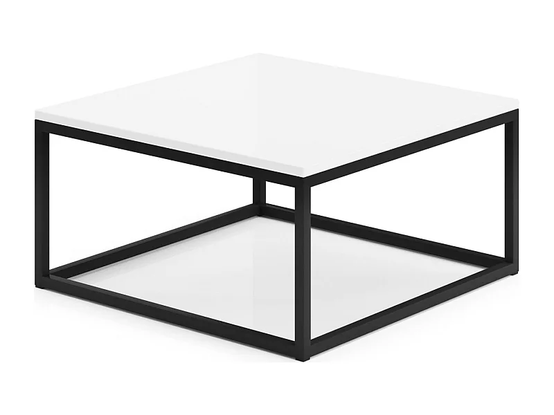 Couchtisch Kalten/Sperrholz&Metall/Schwarz&Weiss