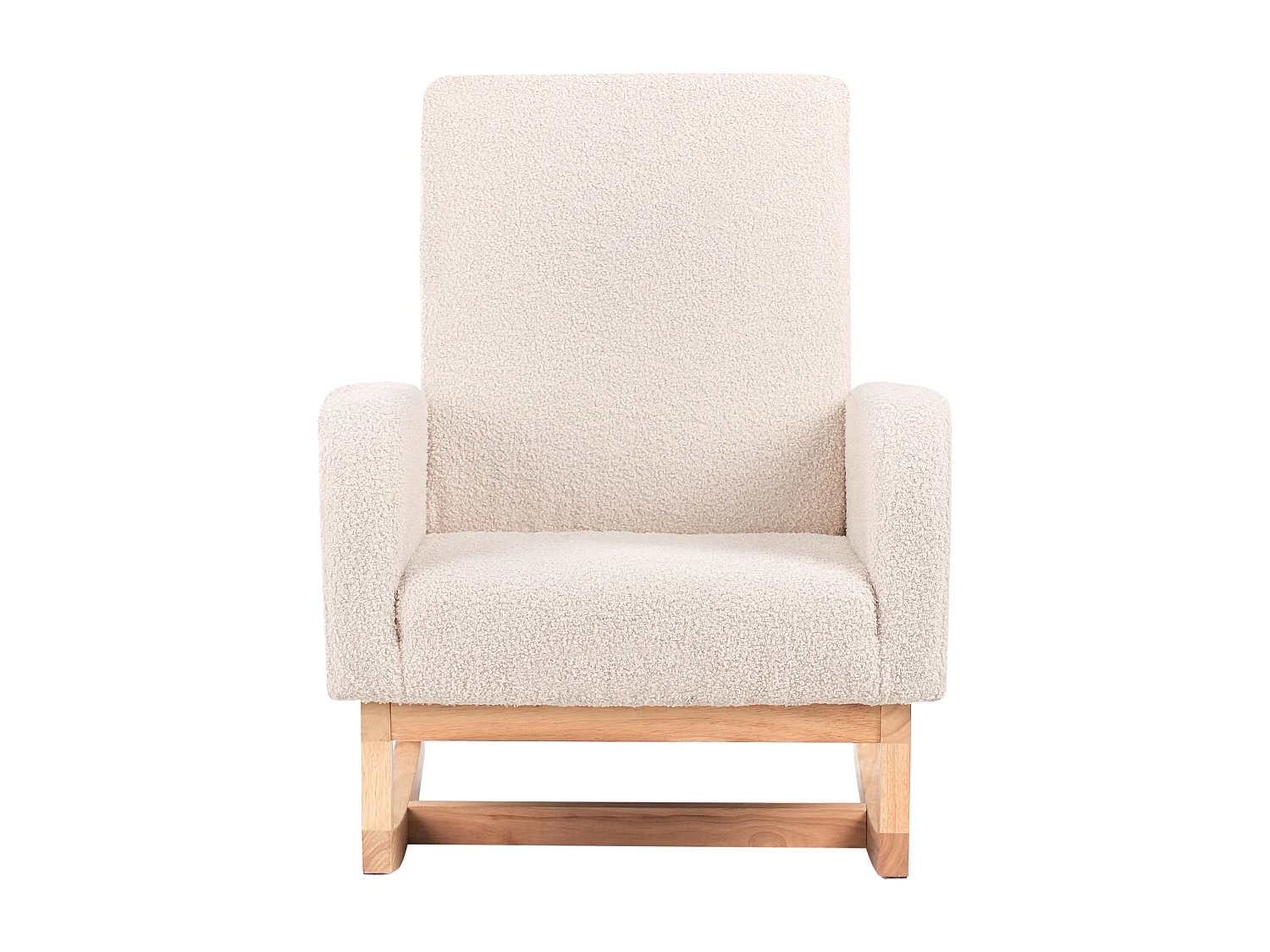 Chaise à bascule pour enfants NORBY Bouclé Beige clair
