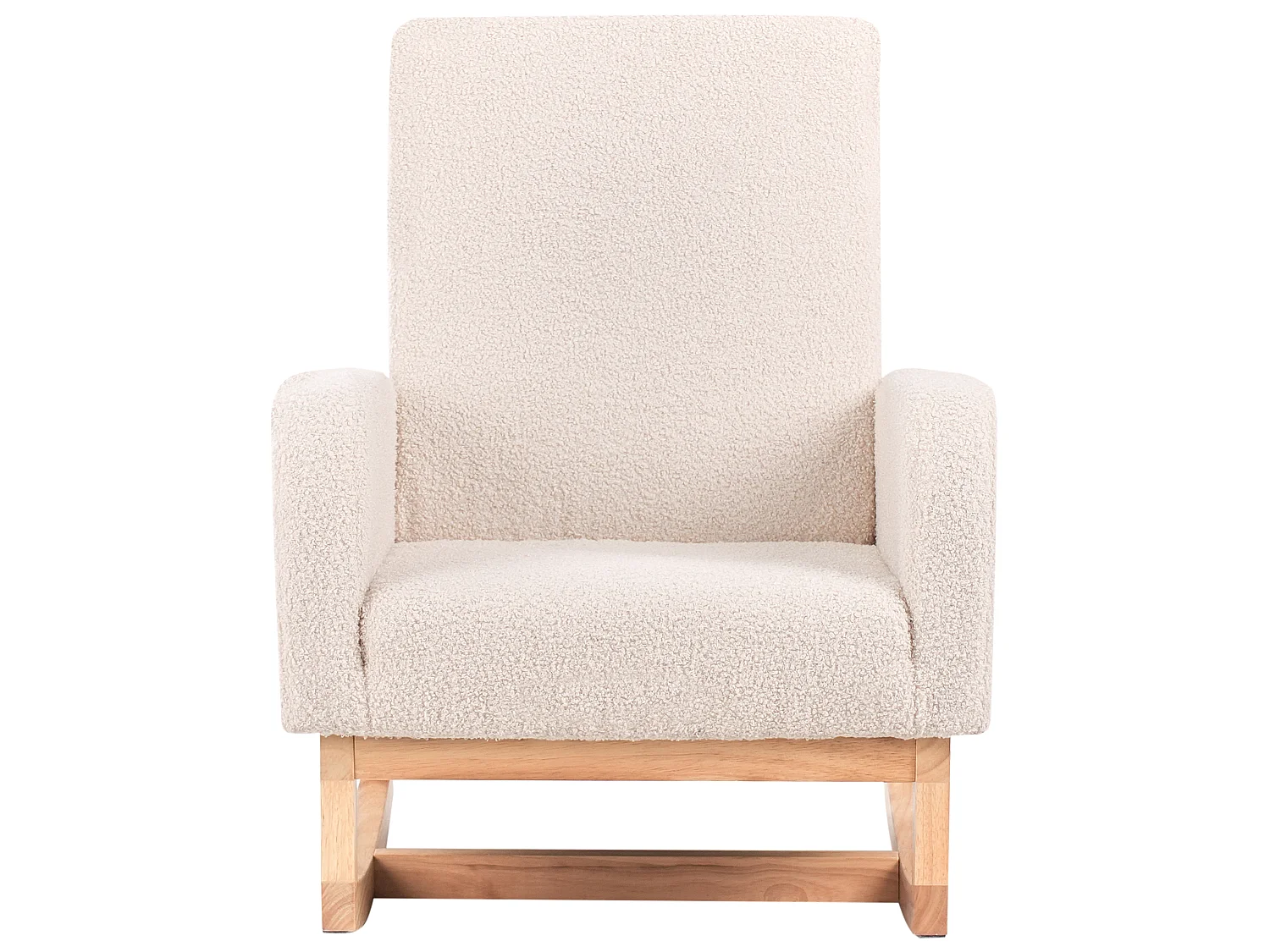 Kids Rocking Chair NORBY Boucle Light Beige
