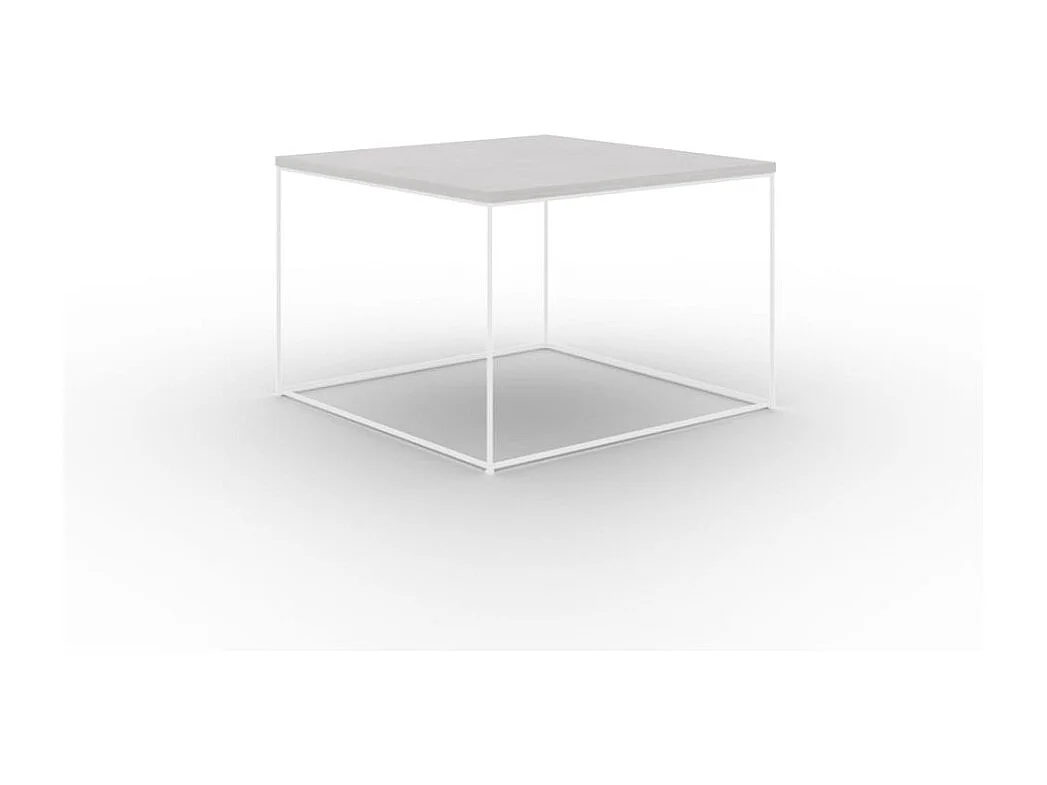 Couchtisch Joni Lux/Sperrholz&Metall/Weiss