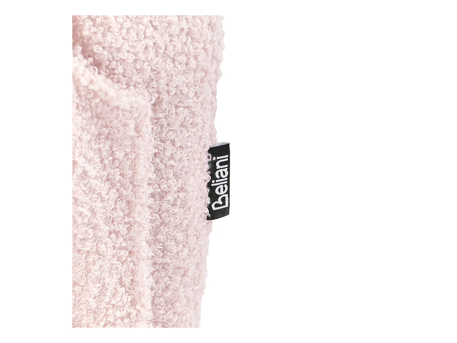 Chaise à bascule pour enfants NORBY Bouclé Rose pastel