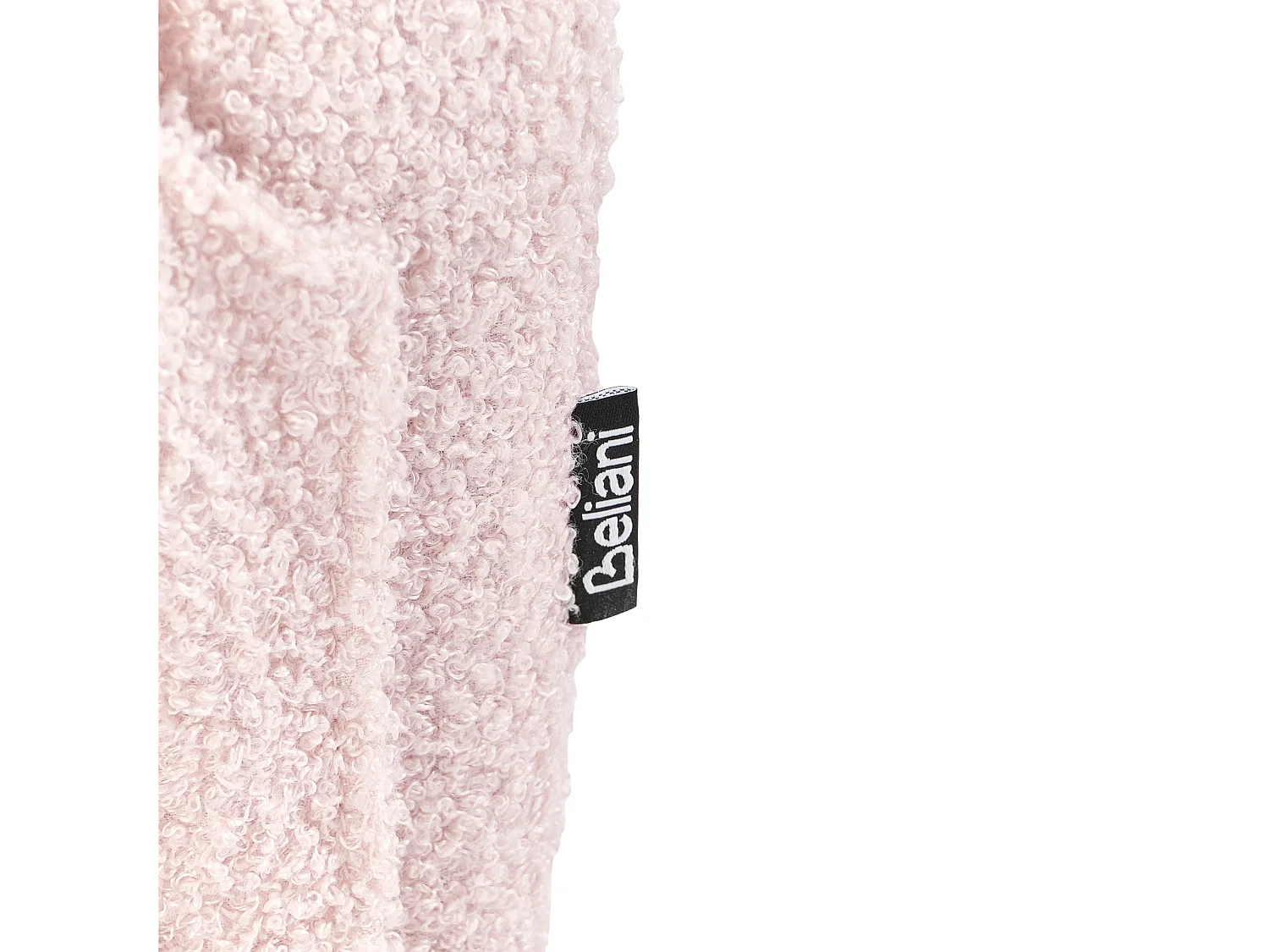 Kinder Schaukelstuhl Bouclé pastellrosa NORBY