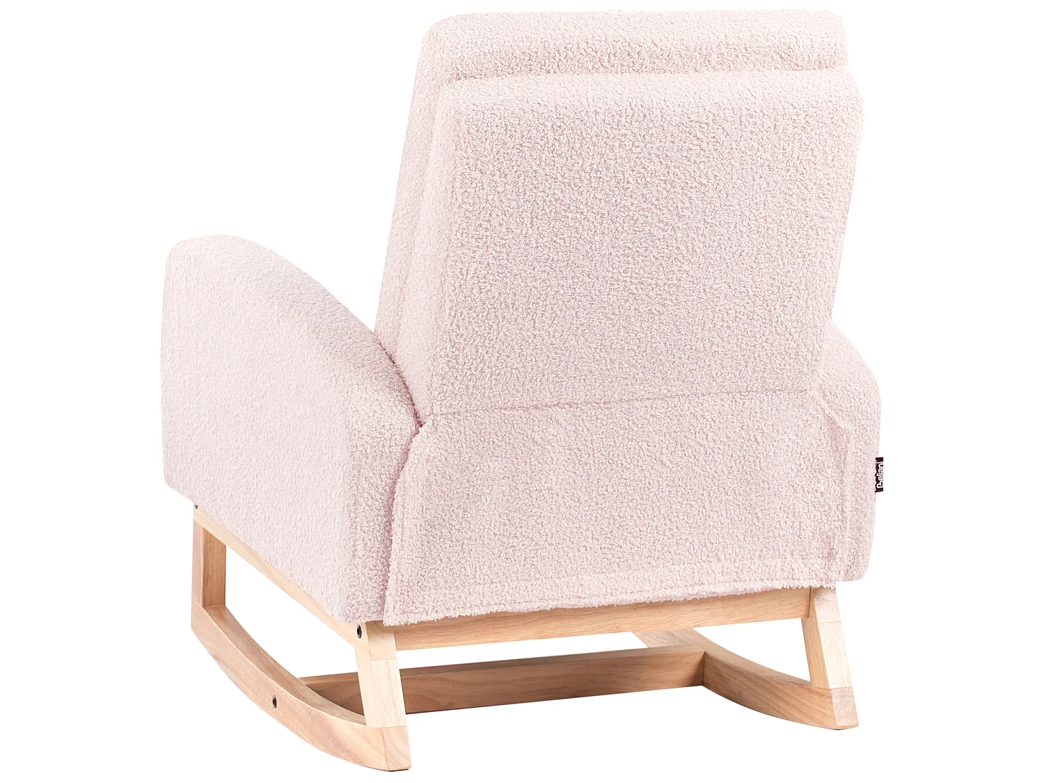 Kids Rocking Chair NORBY Boucle Pastel Pink
