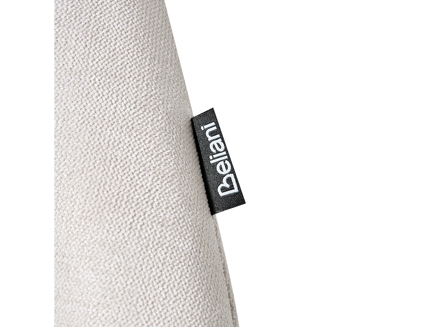 Lot de 2 chaises de salle à manger CINEY Tissu Blanc cassé