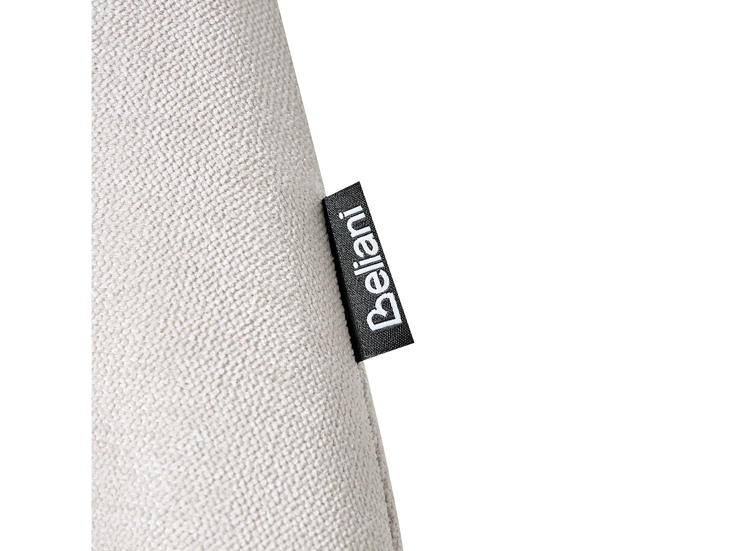 Lot de 2 chaises de salle à manger CINEY Tissu Blanc cassé