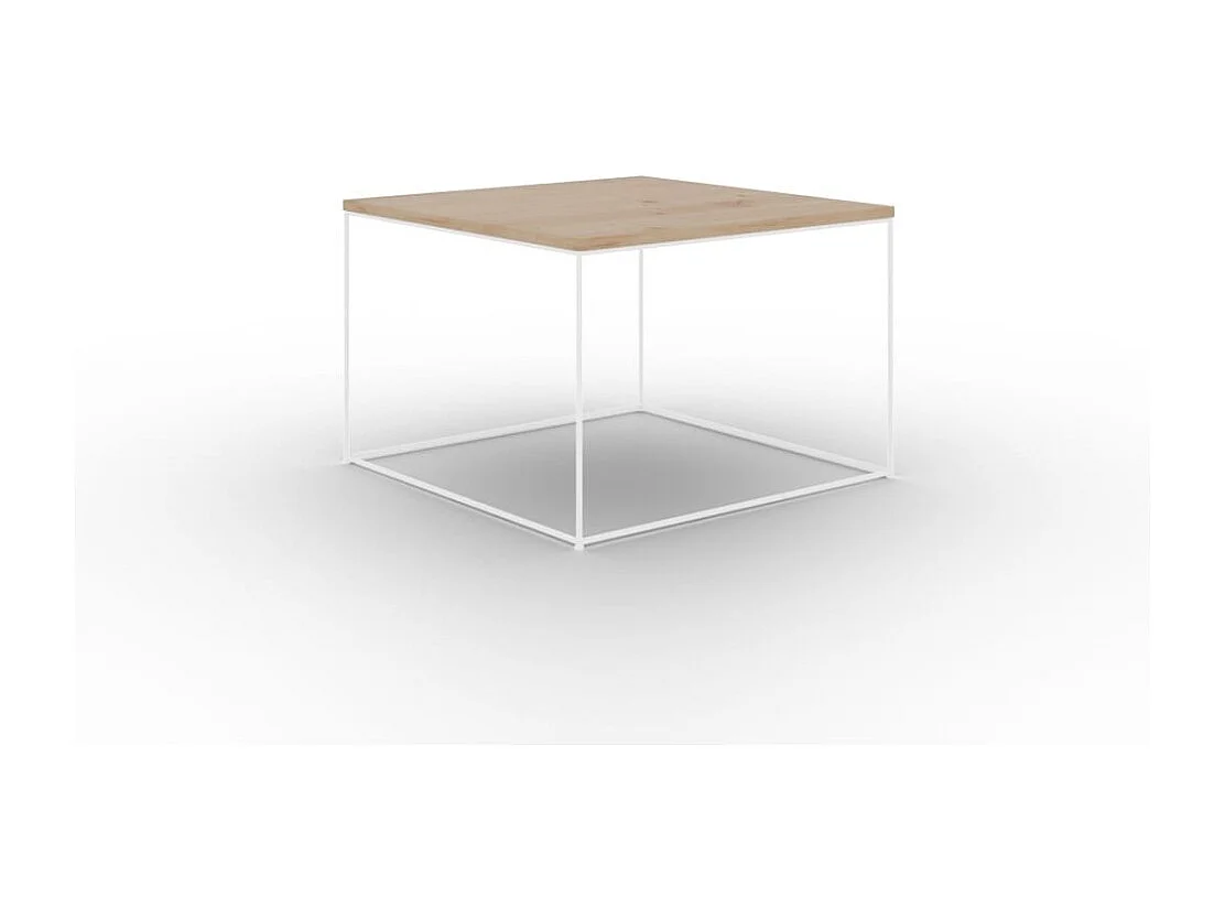 Couchtisch Joni Lux/Sperrholz&Metall/Weiss&Sonoma