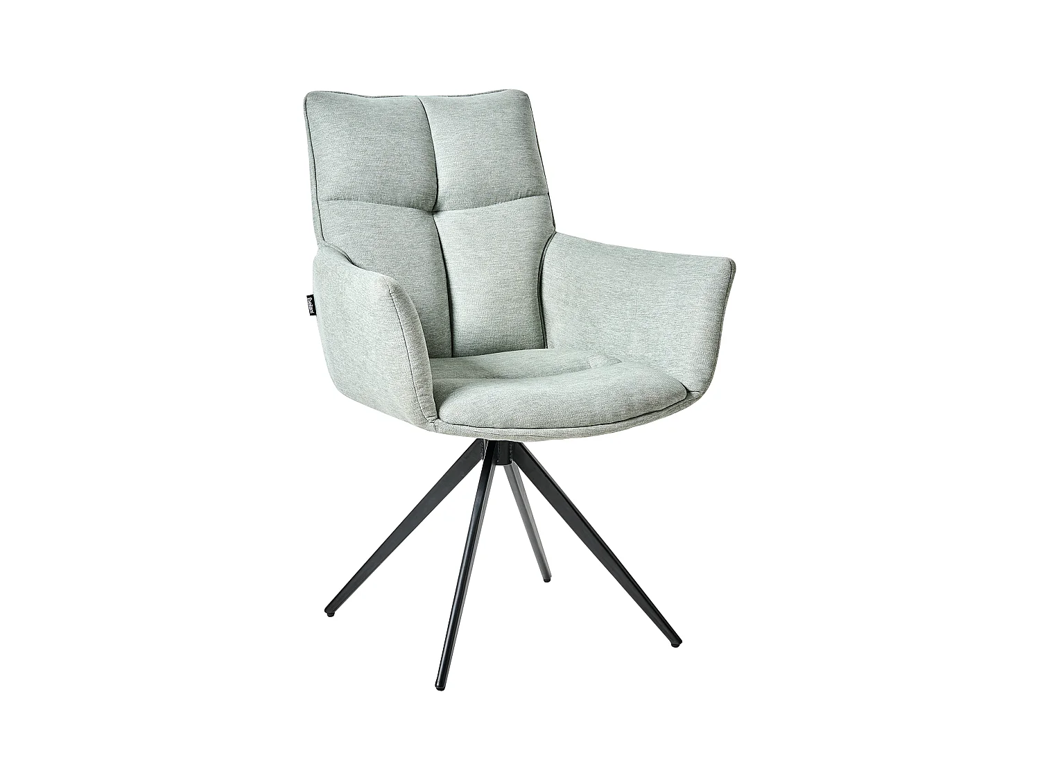 Chaise de salle à manger CORBIE Tissu Vert menthe