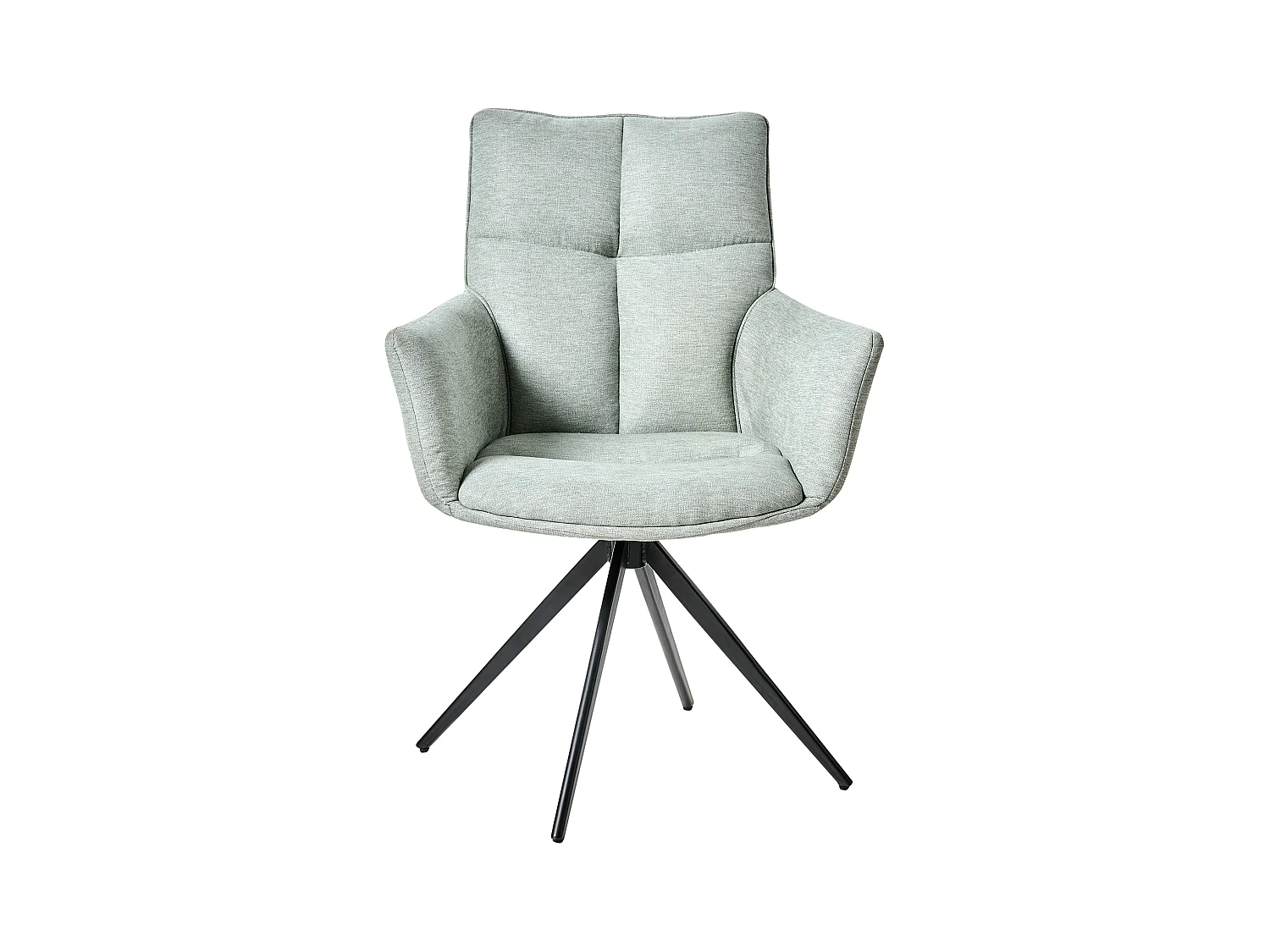 Chaise de salle à manger CORBIE Tissu Vert menthe