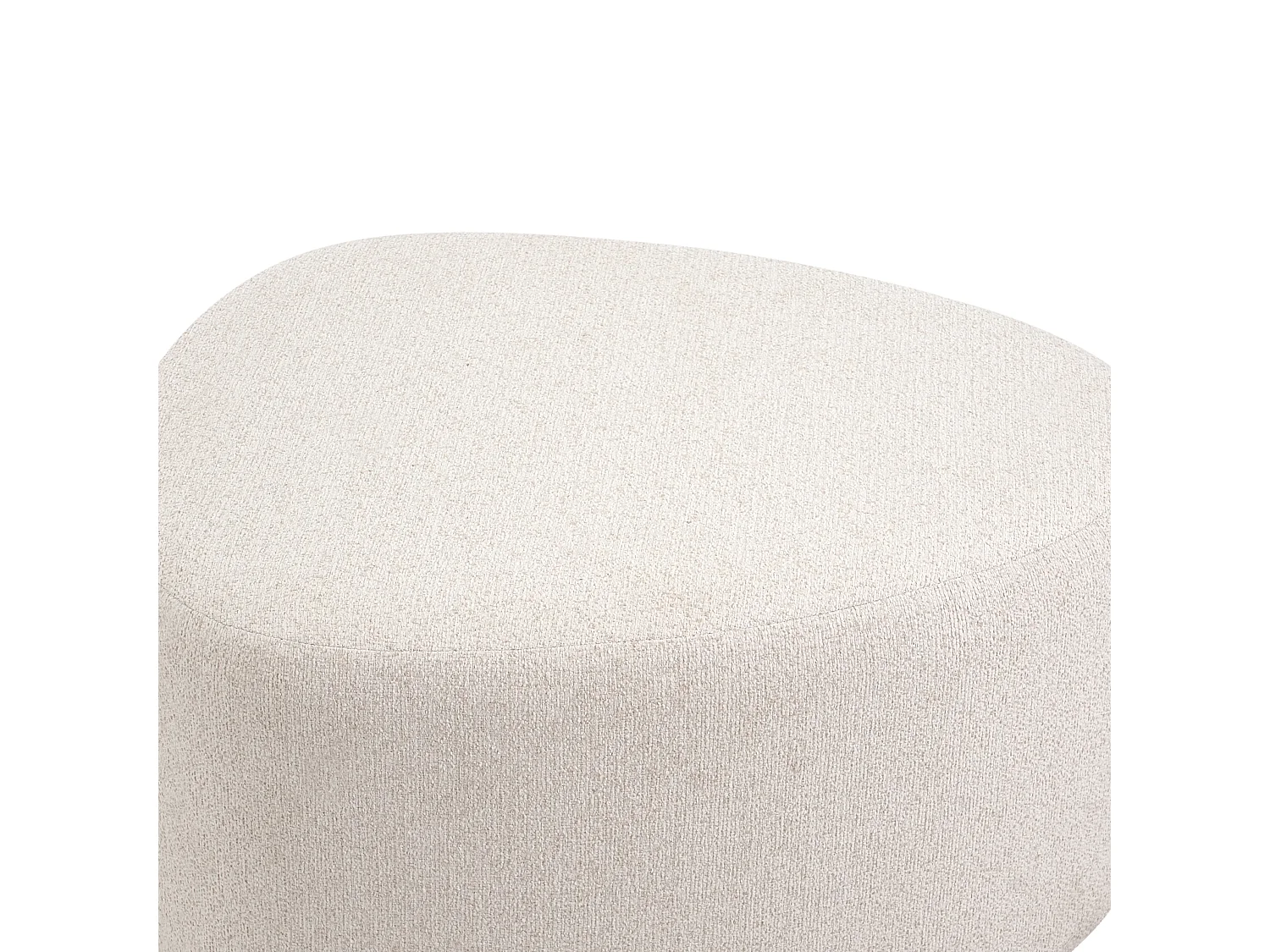 Pouffe SACO Fabric Light Beige
