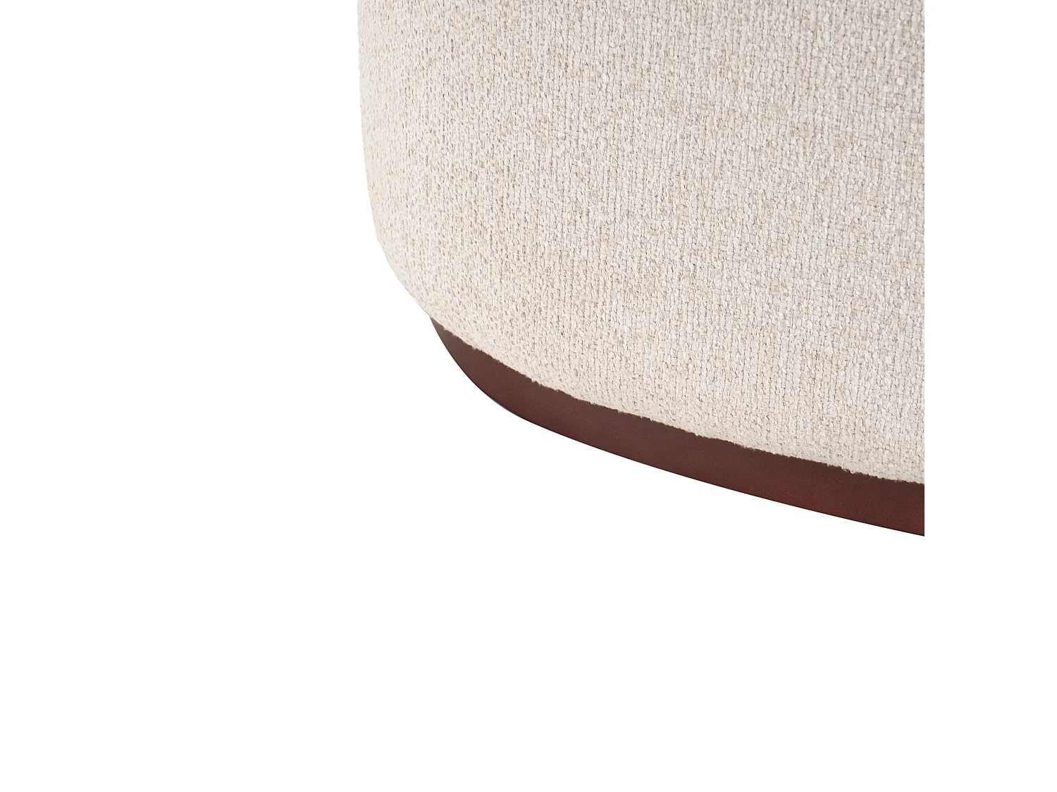 Pouffe SACO Fabric Light Beige