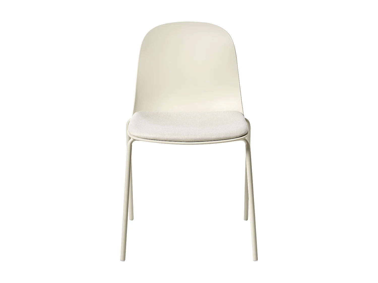 Lot de 2 chaises de conférence DORR Beige clair