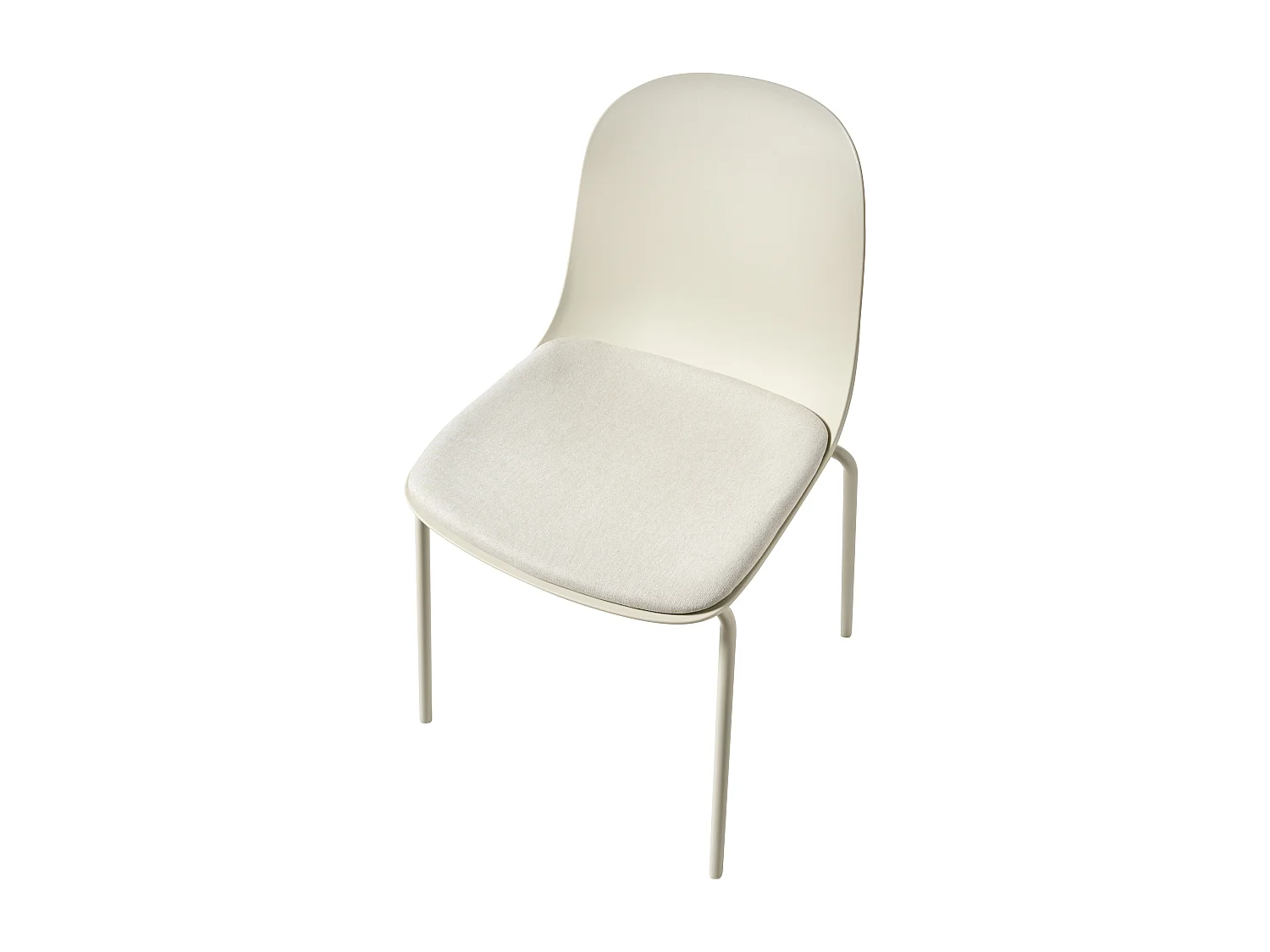 Lot de 2 chaises de conférence DORR Beige clair