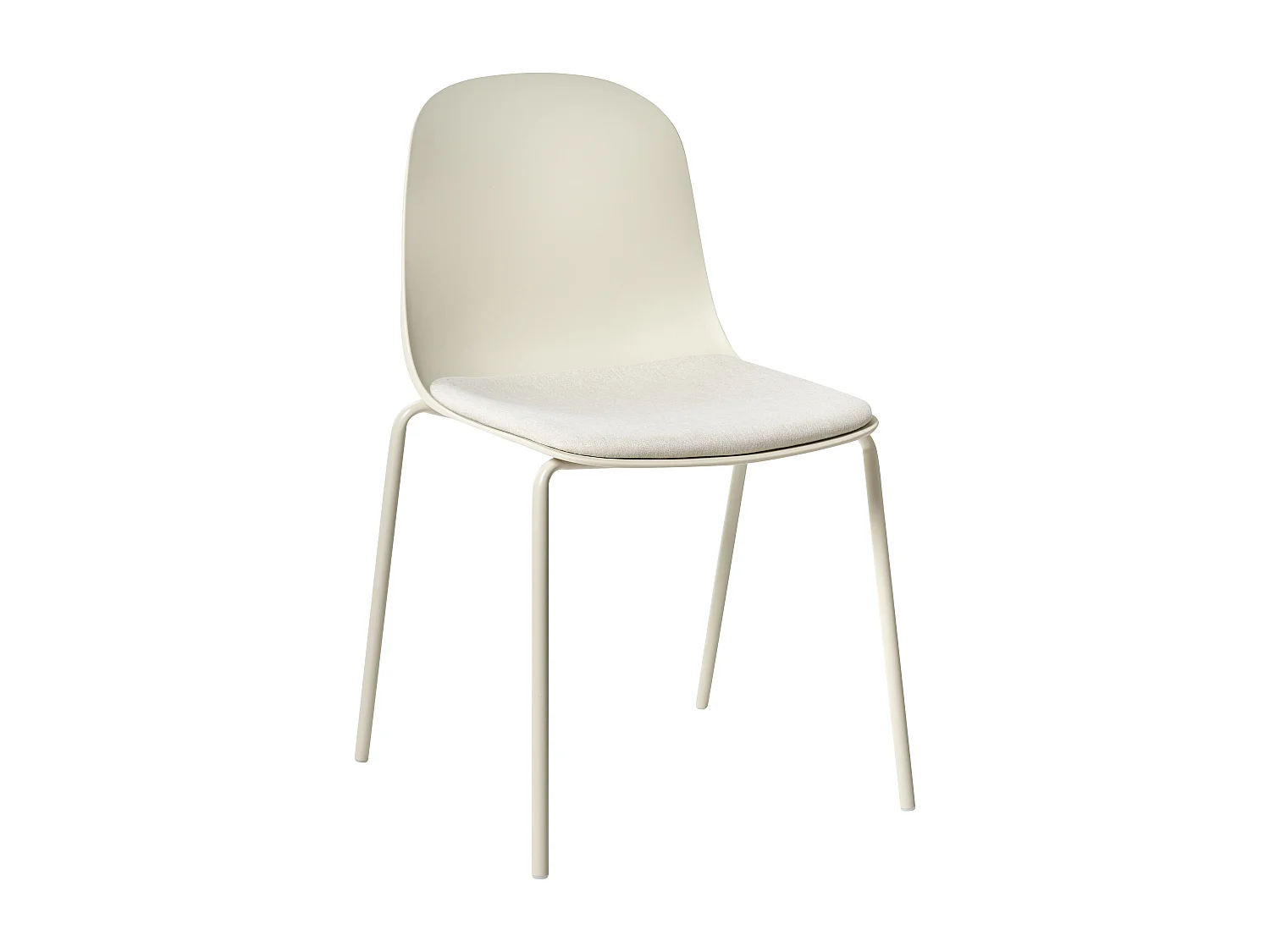 Lot de 2 chaises de conférence DORR Beige clair