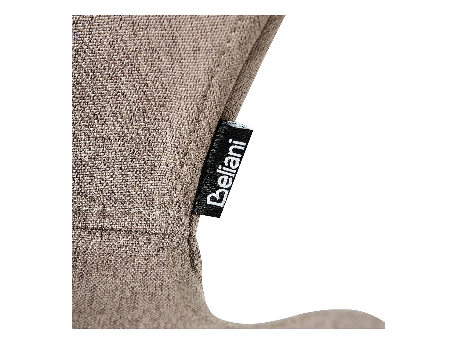 Lot de 2 chaises de conférence HOLLAND Tissu Taupe