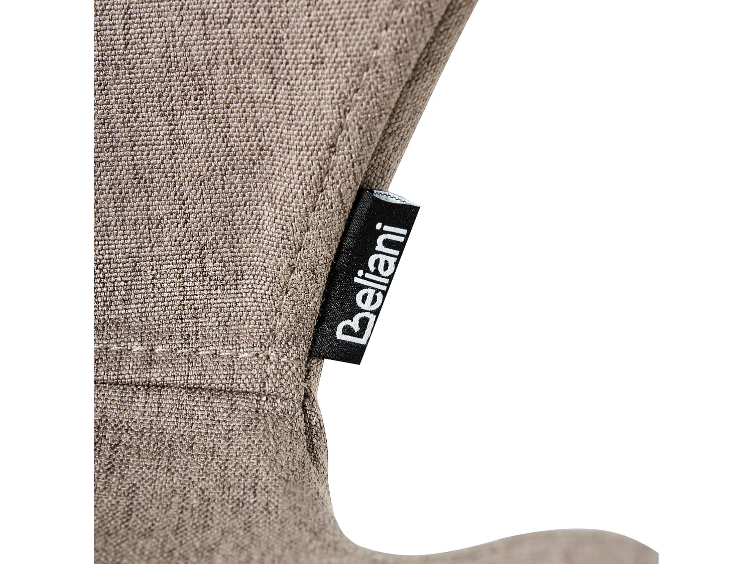 Lot de 2 chaises de conférence HOLLAND Tissu Taupe