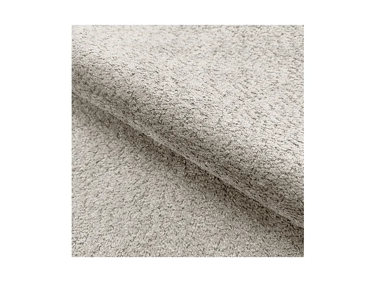 Emporius Lit Rembourré 160 x 200 cm avec Rangement Palermo - Lit Double 160x200, tissu bouclé Crème (Anthology 1)