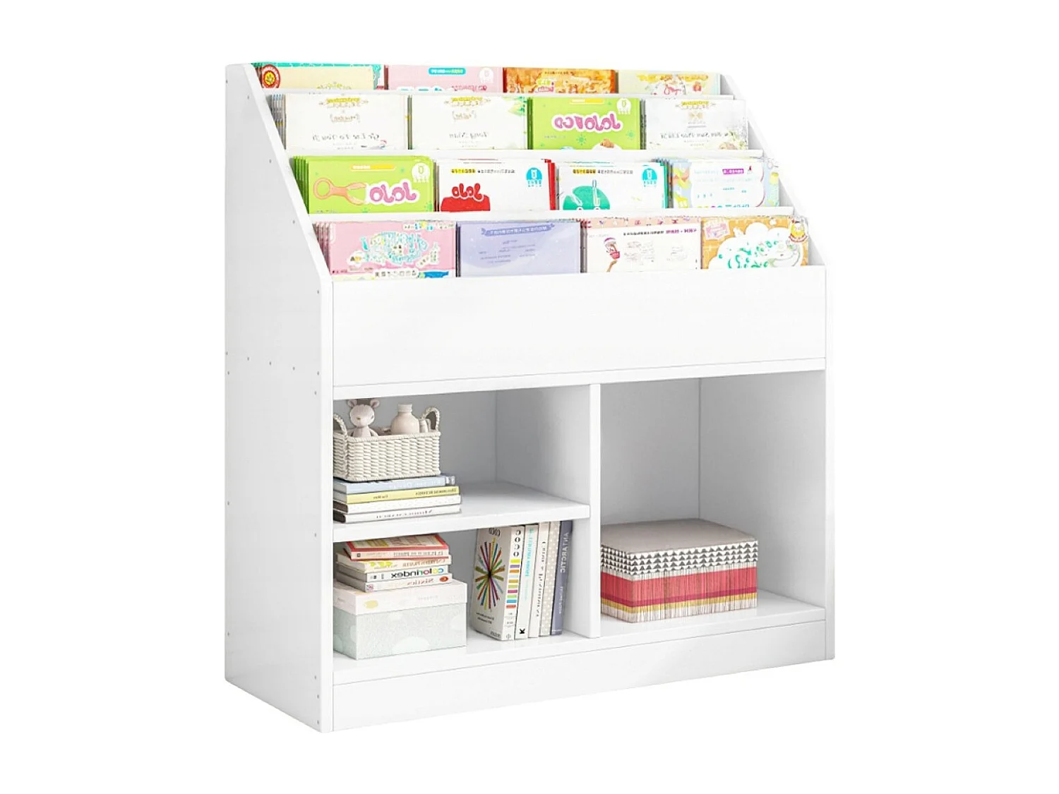 Regał Na Książki Gazety Dla Dzieci Szafka Na Zabawki Stojąca Biblioteczka