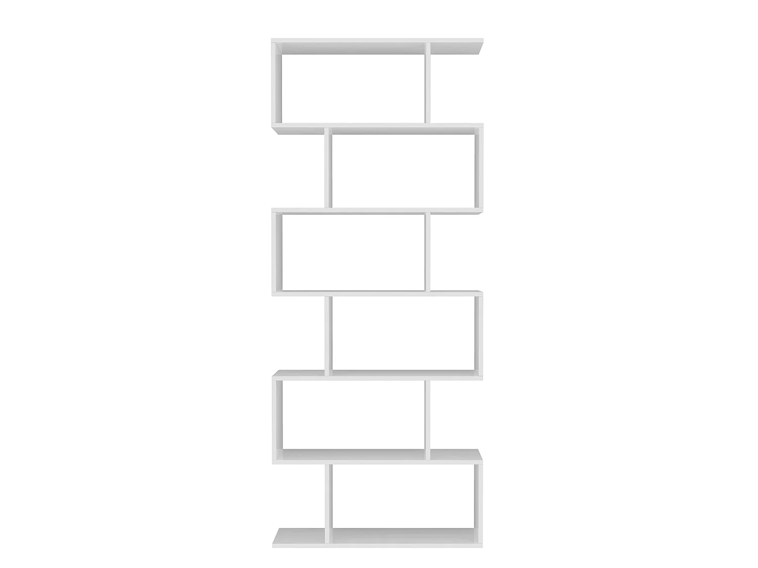 Vertikales Regal mit 6 Ablagen, modernes Design für Zuhause und Büro Calli