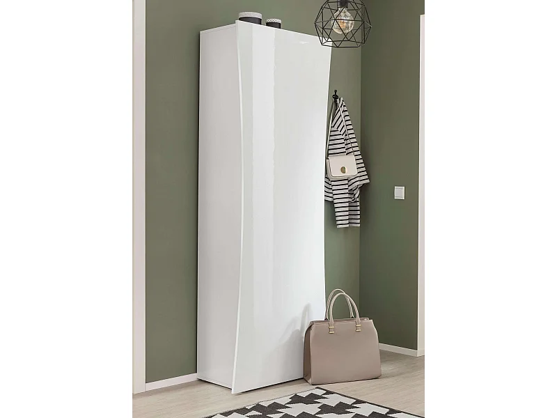 Libreria Calli L 80 x P 24.6 x H 192 cm ardesia, portata per ripiano 5 kg