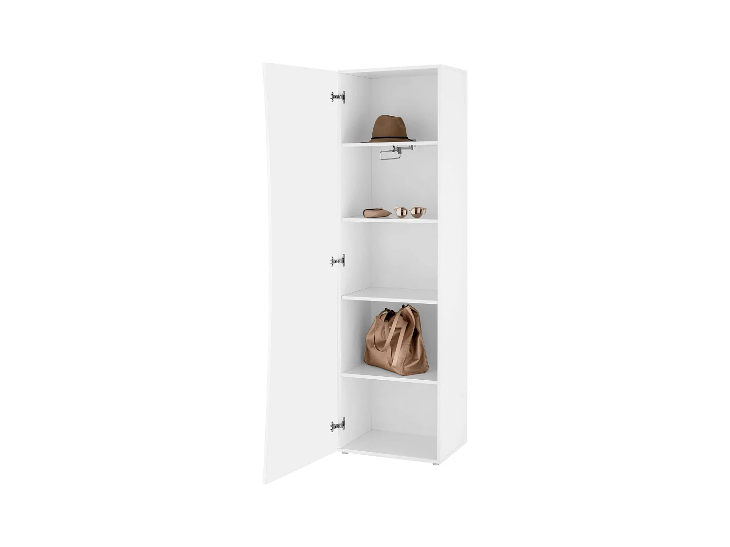 Libreria Calli L 80 x P 24.6 x H 192 cm ardesia, portata per ripiano 5 kg