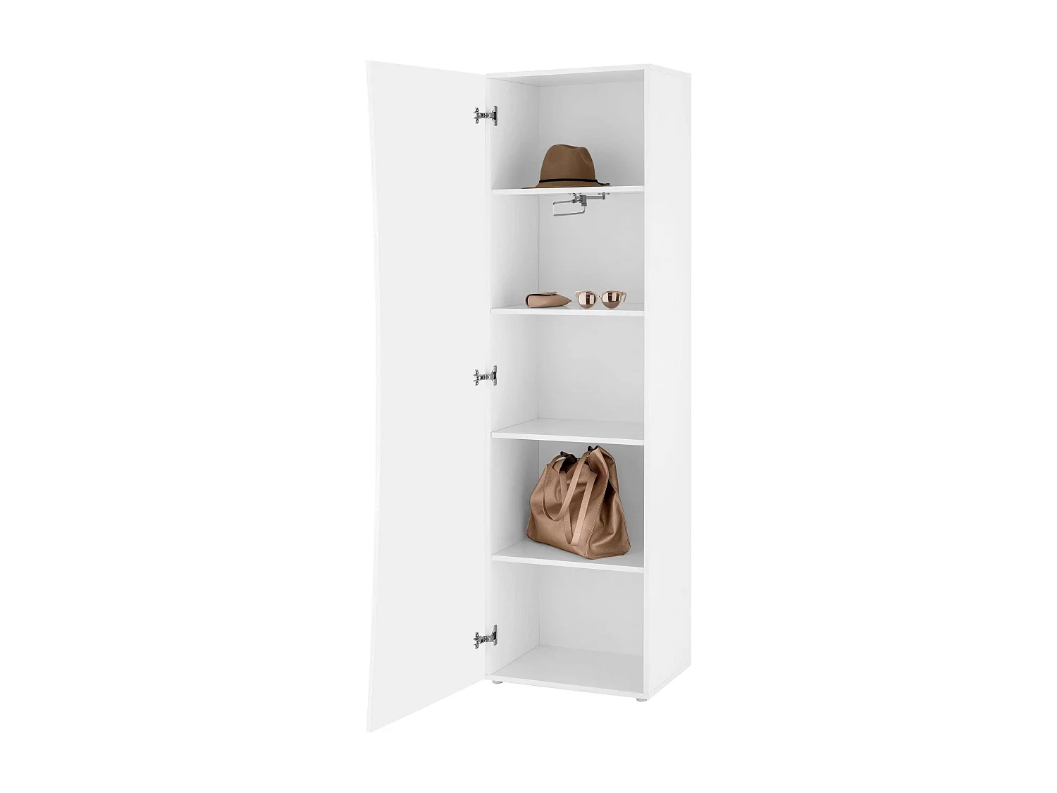 Libreria Calli L 80 x P 24.6 x H 192 cm ardesia, portata per ripiano 5 kg