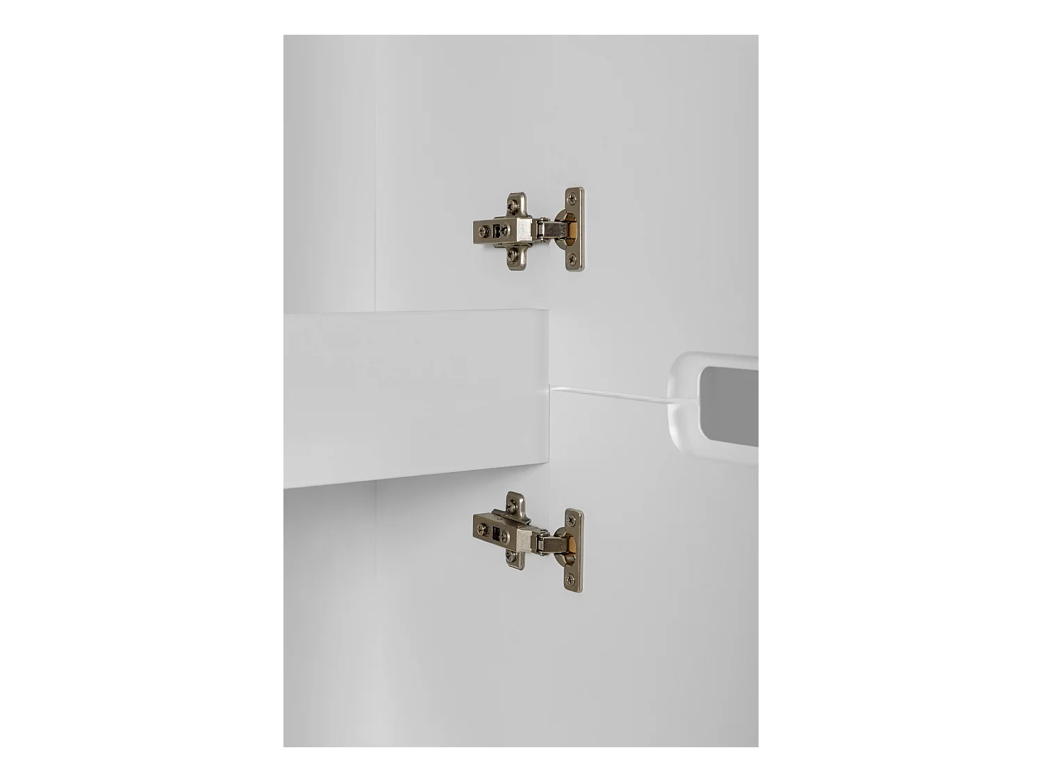 Meuble de salle de bain, blanc, 35 x 136 x 27 cm