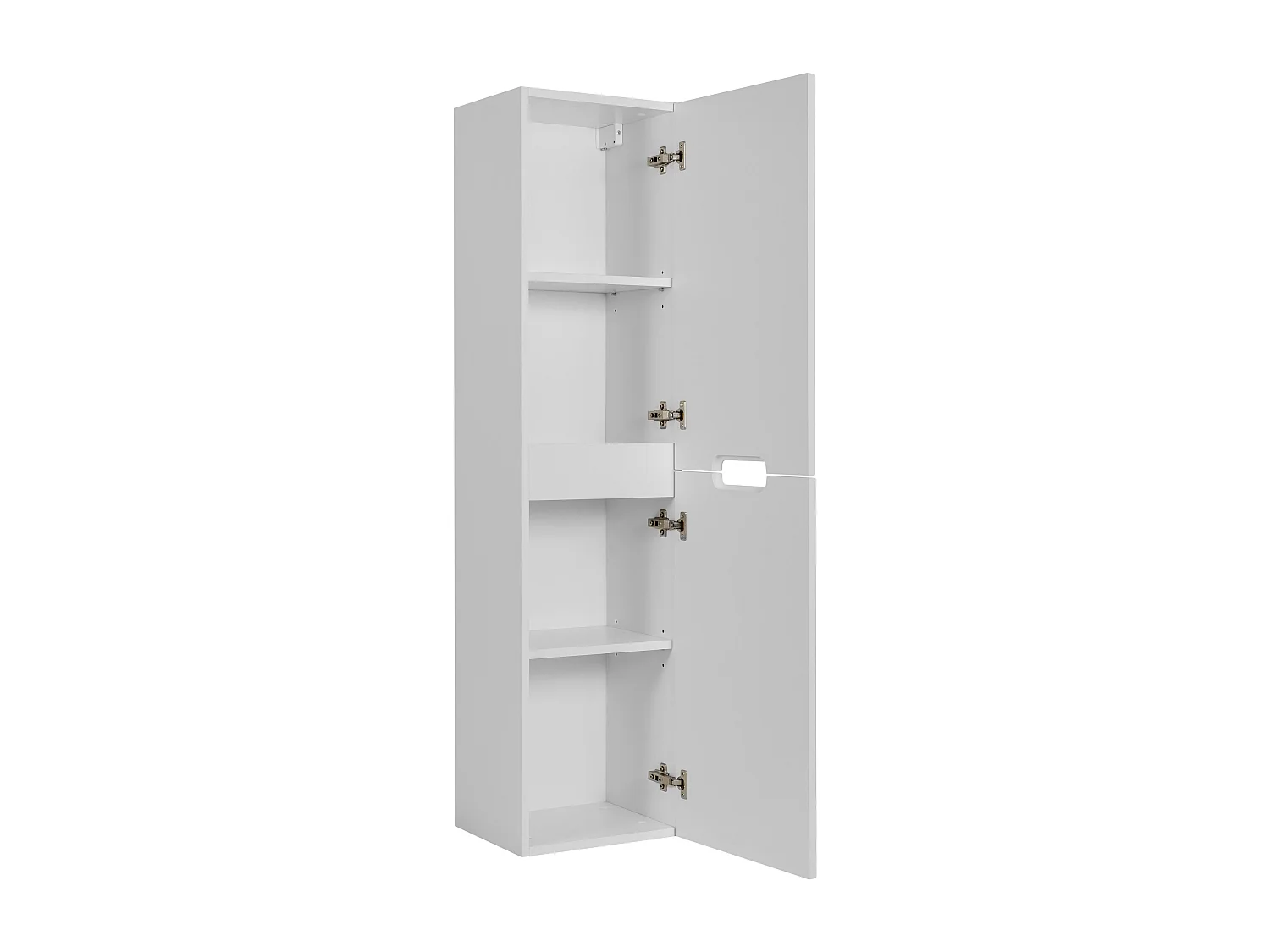 Meuble de salle de bain, blanc, 35 x 136 x 27 cm