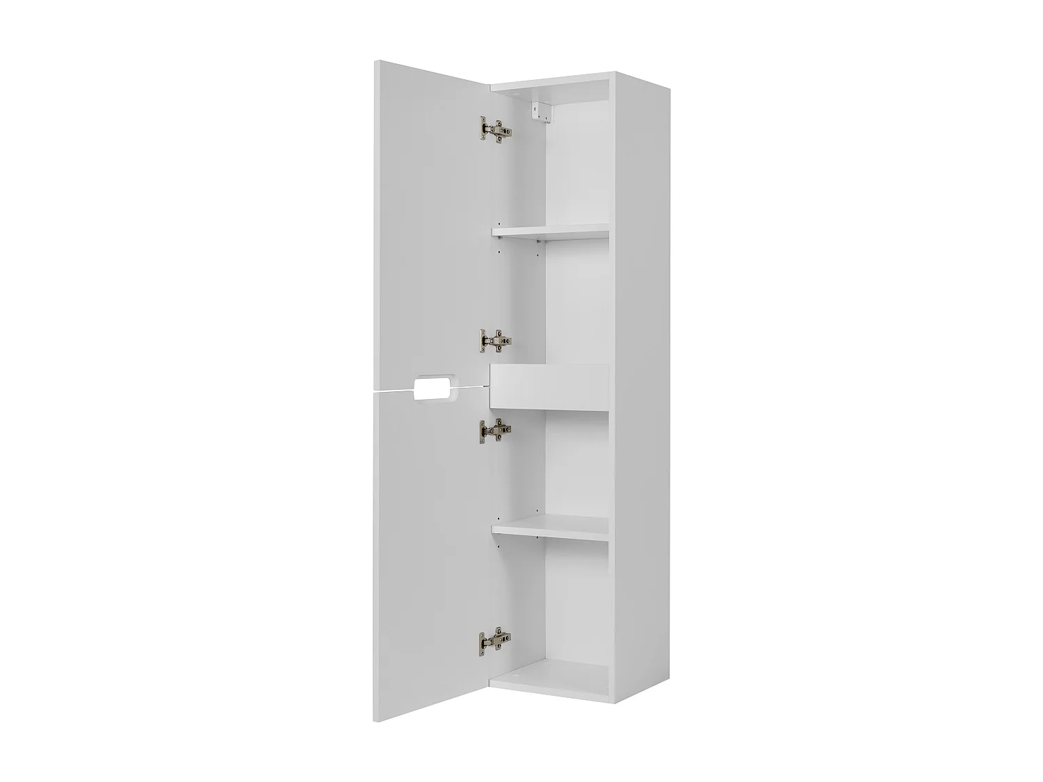 Meuble de salle de bain, blanc, 35 x 136 x 27 cm