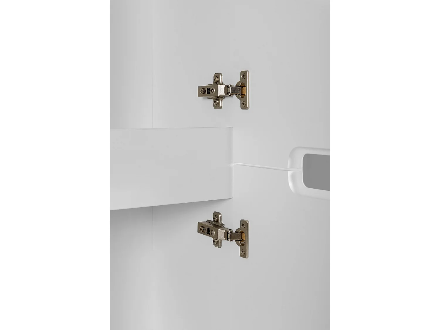 Meuble de salle de bain, blanc, 35 x 136 x 27 cm