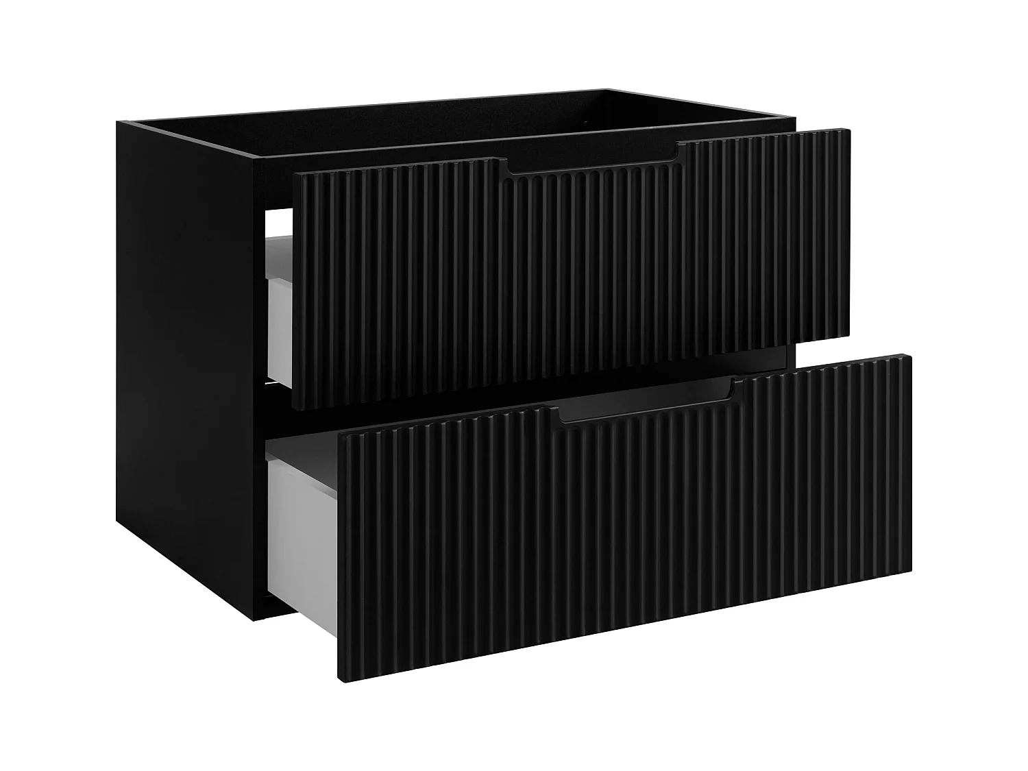 Meuble de salle de bain, noir, 80 x 57 x 46 cm