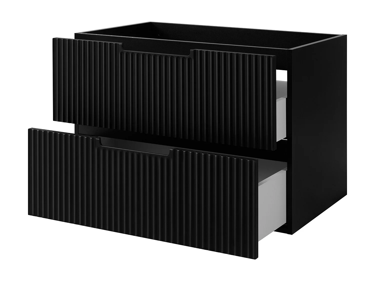 Badezimmerschrank, schwarz, 80 x 57 x 46 cm