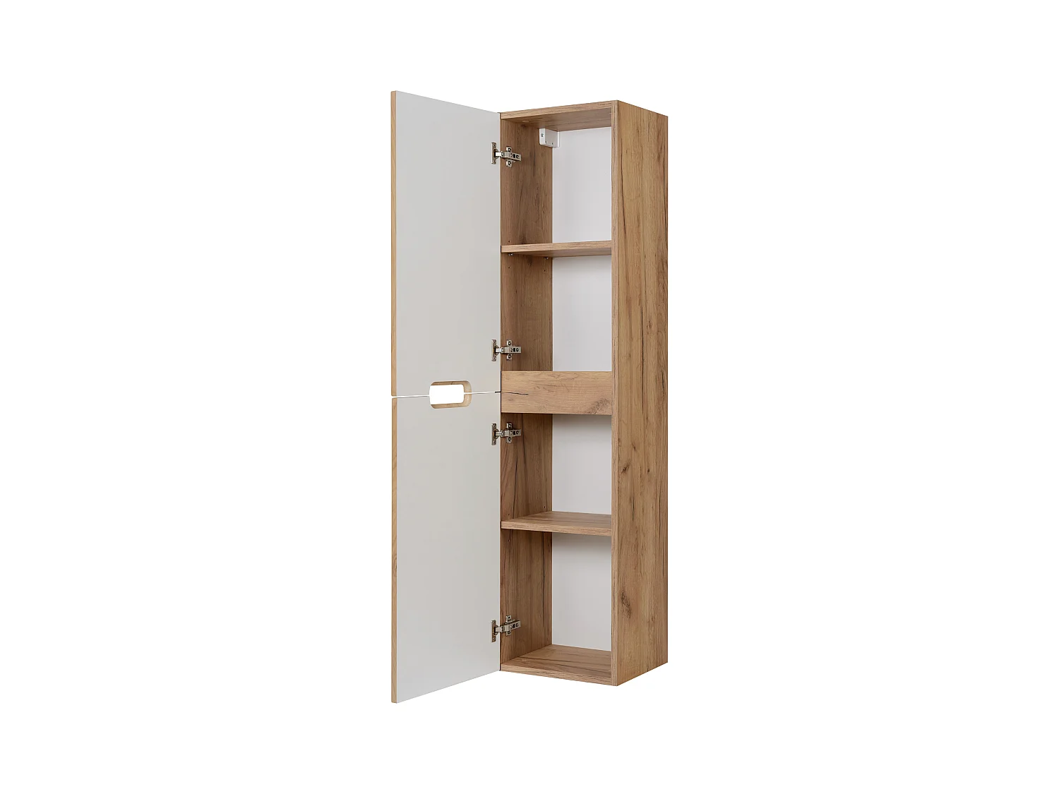 Badezimmerschrank, Craft Eiche, 35 x 136 x 27 cm