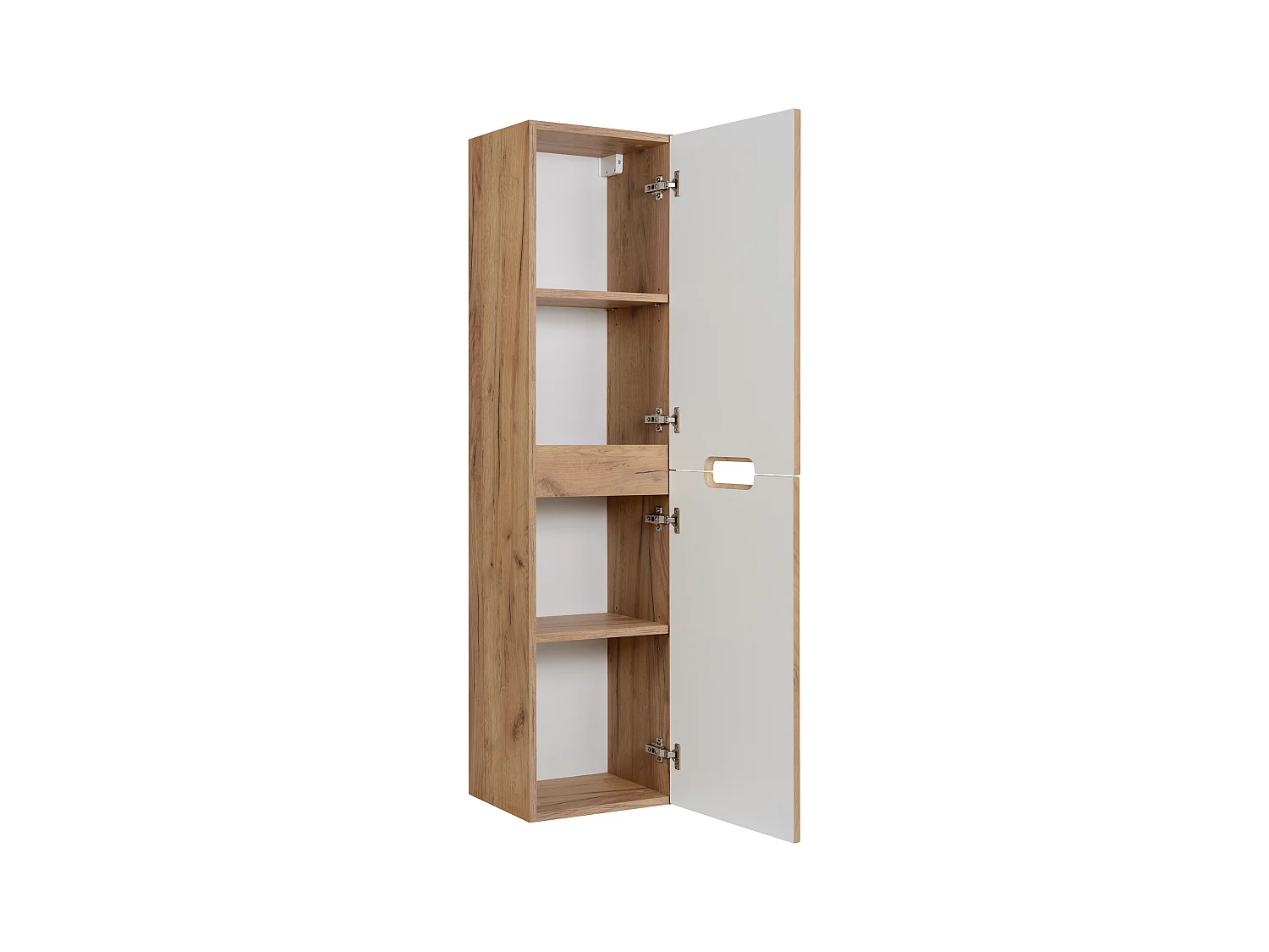 Badezimmerschrank, Craft Eiche, 35 x 136 x 27 cm