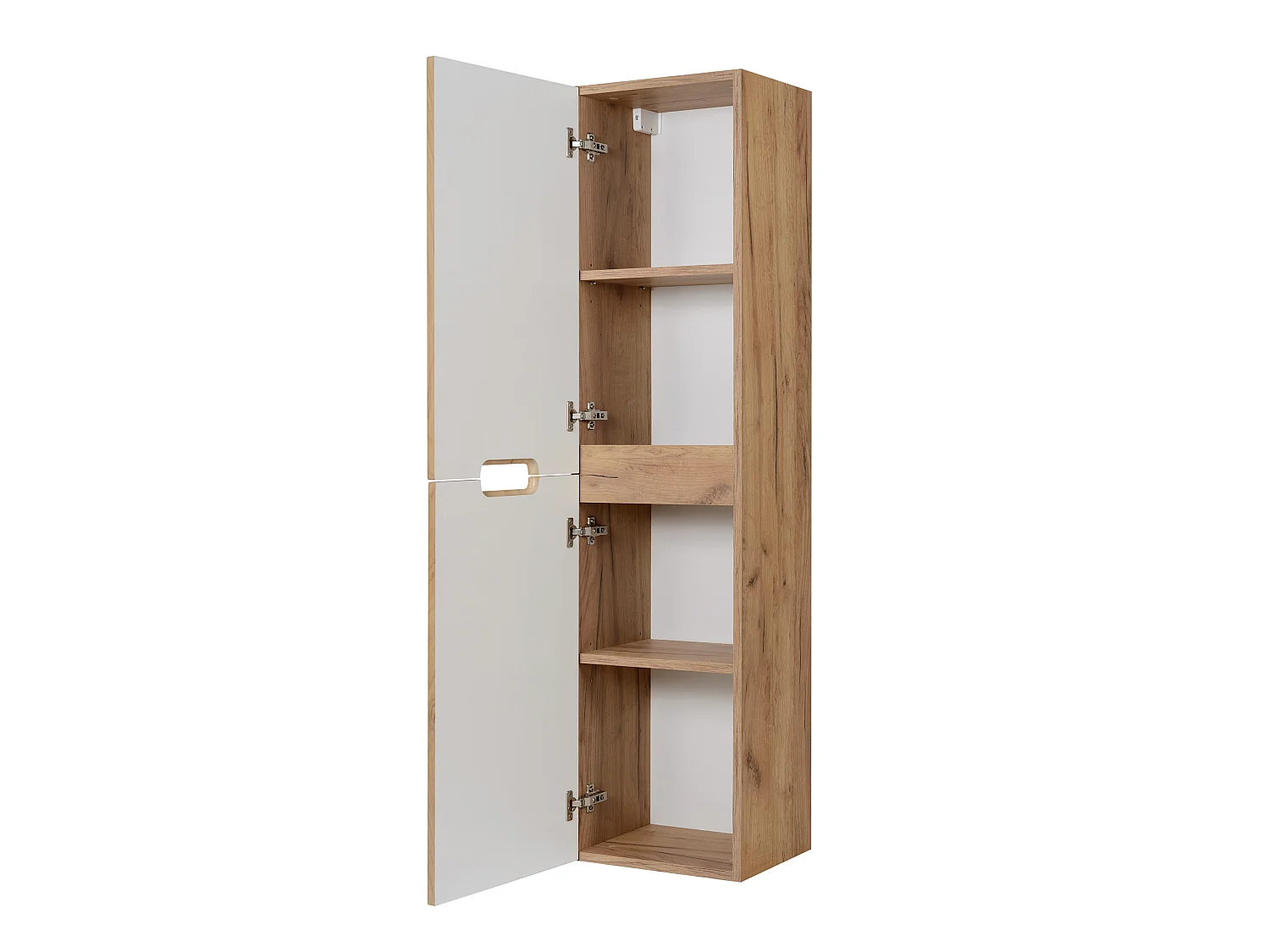Badezimmerschrank, Craft Eiche, 35 x 136 x 27 cm