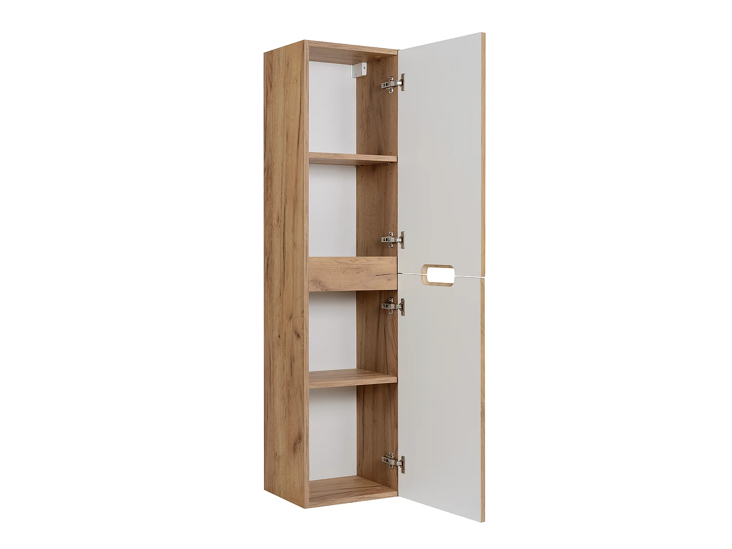 Badezimmerschrank, Craft Eiche, 35 x 136 x 27 cm