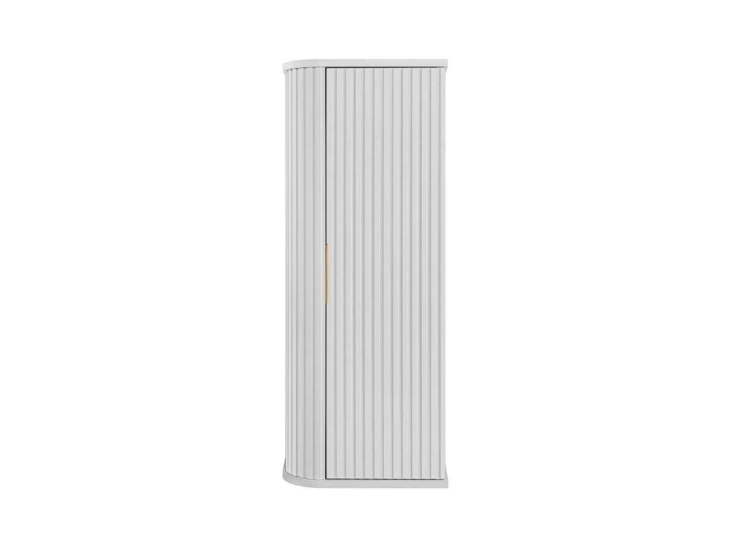 Armoire de toilette, blanc, poignée doré, 79 x 35,5 x 31,5 cm