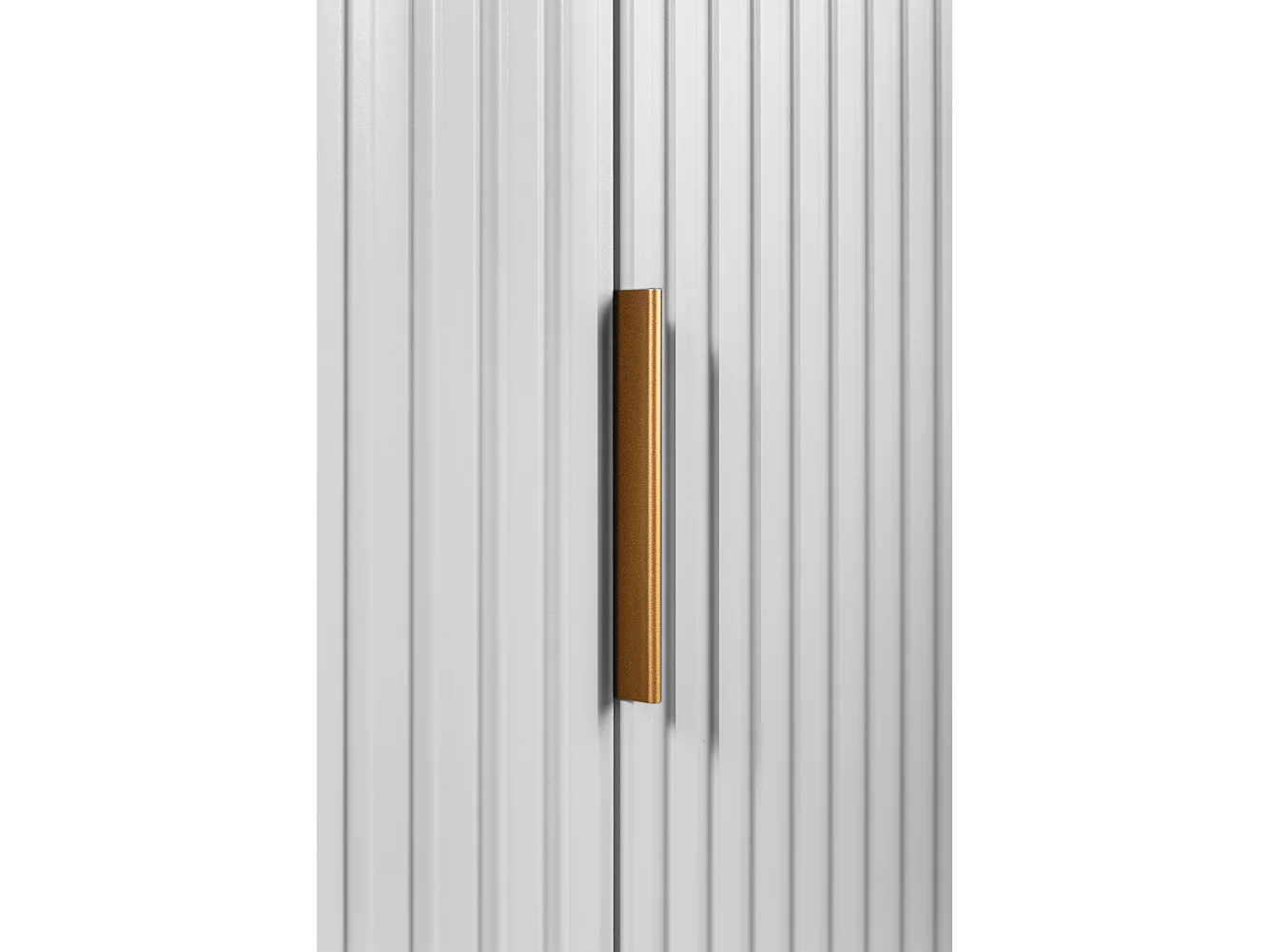 Armoire de toilette, blanc, poignée doré, 79 x 35,5 x 31,5 cm
