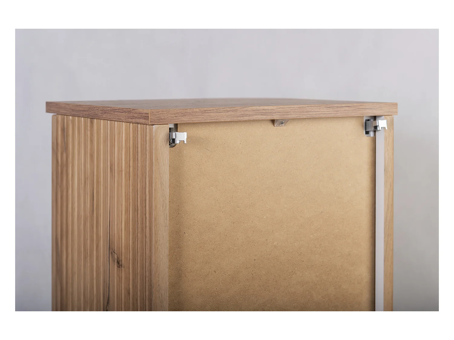 Armoire de toilette, chêne Craft, poignée doré, 79 x 35,5 x 31,5 cm