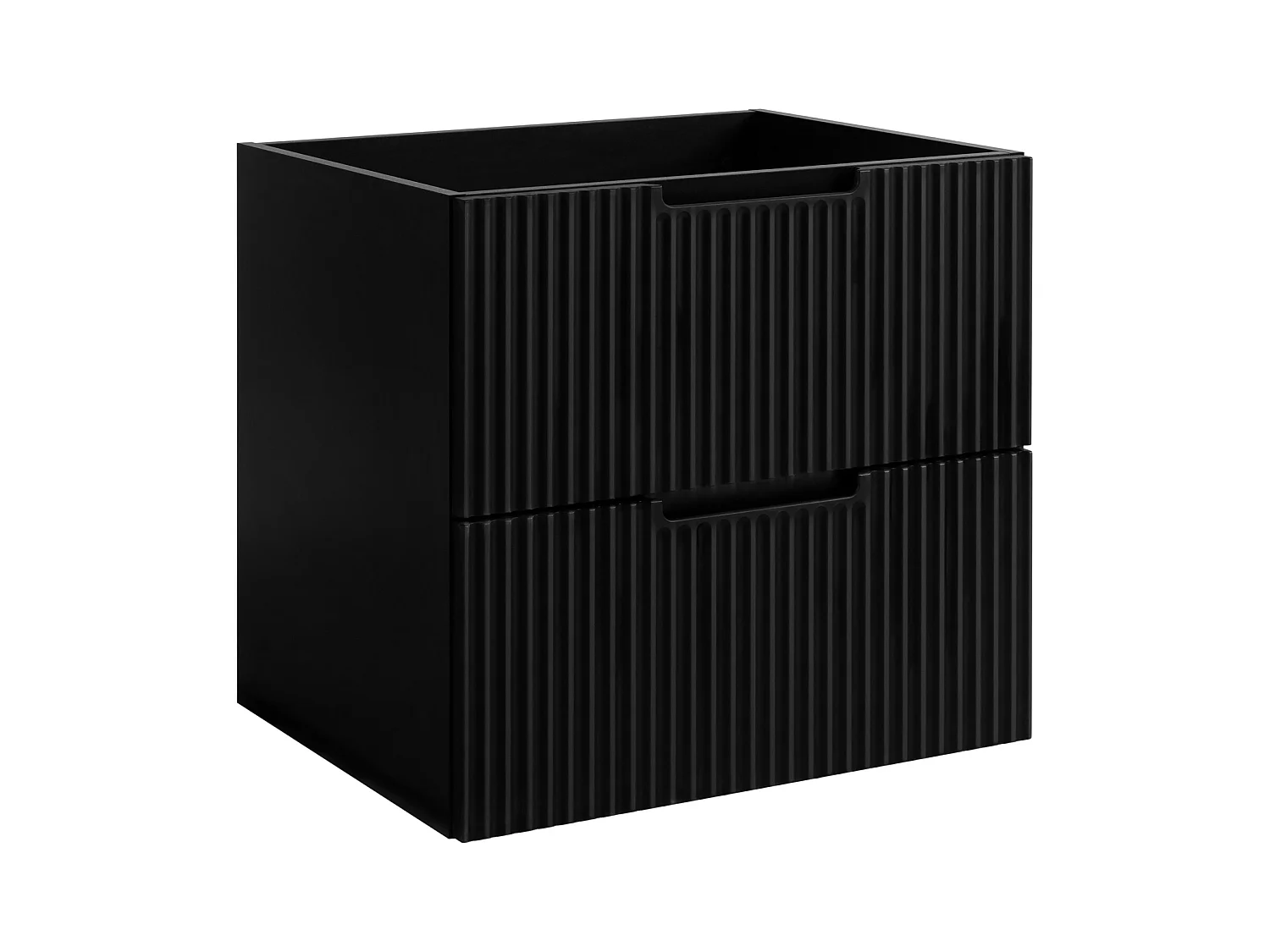 Meuble de salle de bain, noir, 60 x 57 x 46 cm