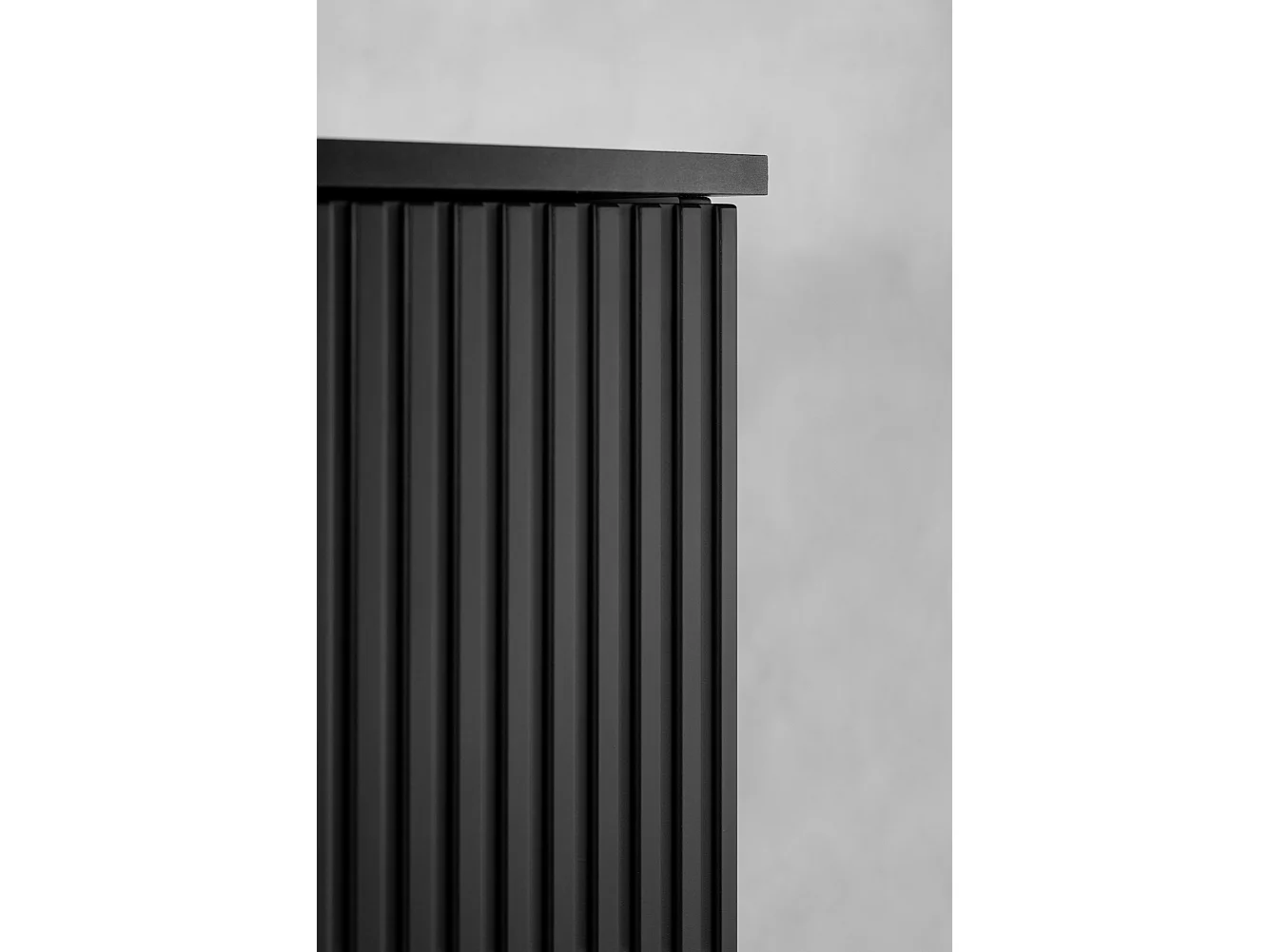 Badeværelsessøjle, sort, guldhåndtag, 79 x 35,5 x 31,5 cm