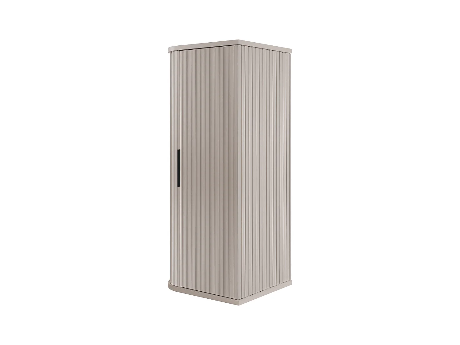 Armoire de toilette, cachemire, poignée noire, 79 x 35,5 x 31,5 cm