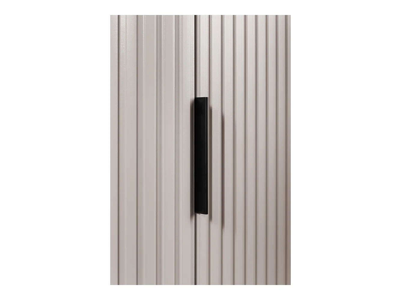 Armoire de toilette, cachemire, poignée noire, 79 x 35,5 x 31,5 cm