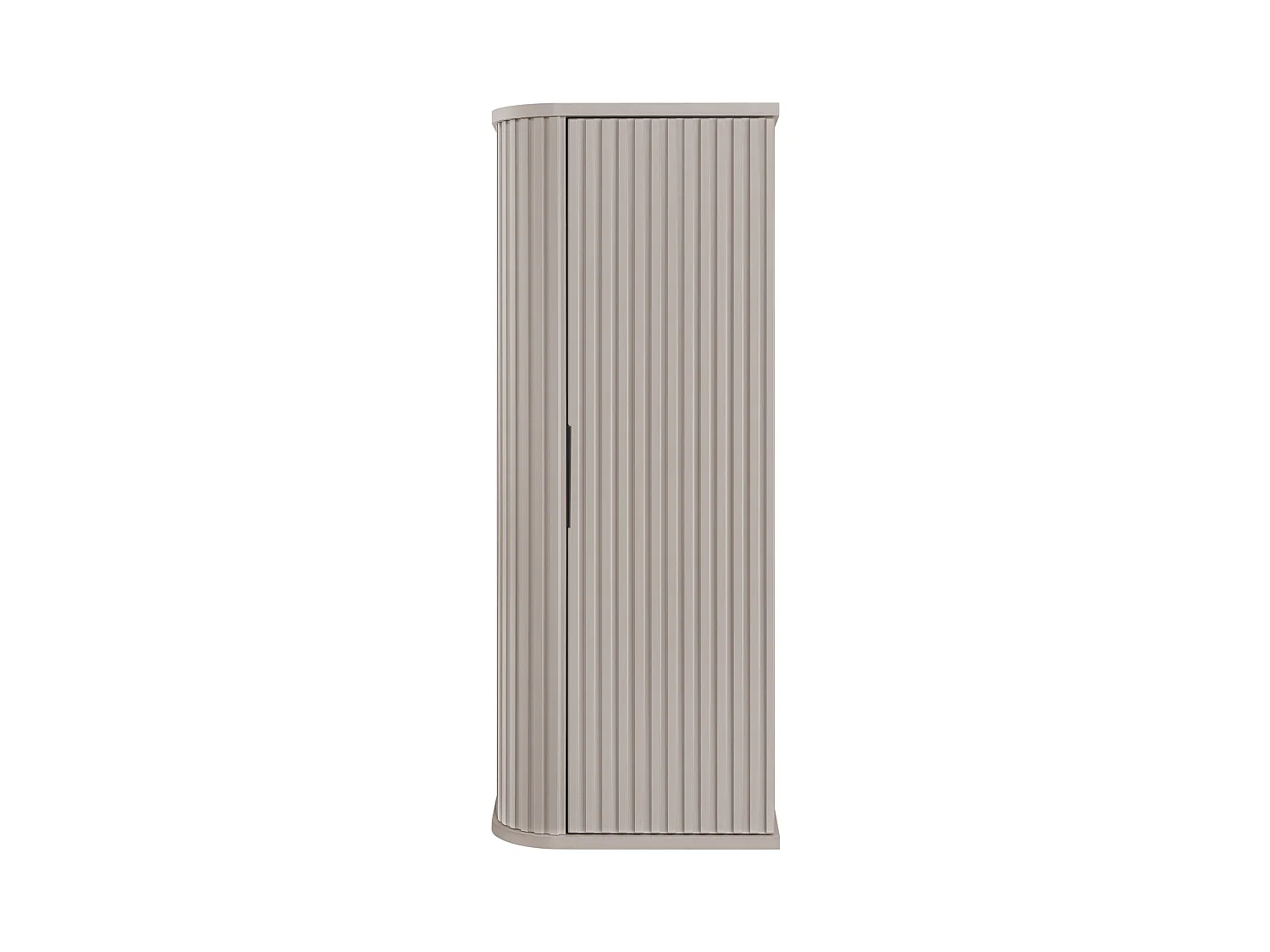 Badkamerkast, kasjmier, zwarte handgreep, 79 x 35,5 x 31,5 cm